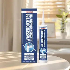 Waterproof Silicone Sealant Adhesive, Wood Metal Ceramic Plastic Glue, No-Drill Fast Drying Home Use, Versatile Household Sealing Agent