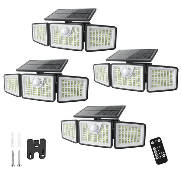 4pc - With remote control