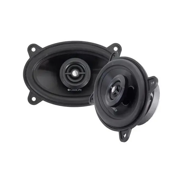 Orion Cobalt Series CB462 2-Way Coaxial Car Speakers, Rectangular Plastic 4x6in, 40W RMS/160W MAX, Bass+High Balance Car Sound System with Installation Hardware