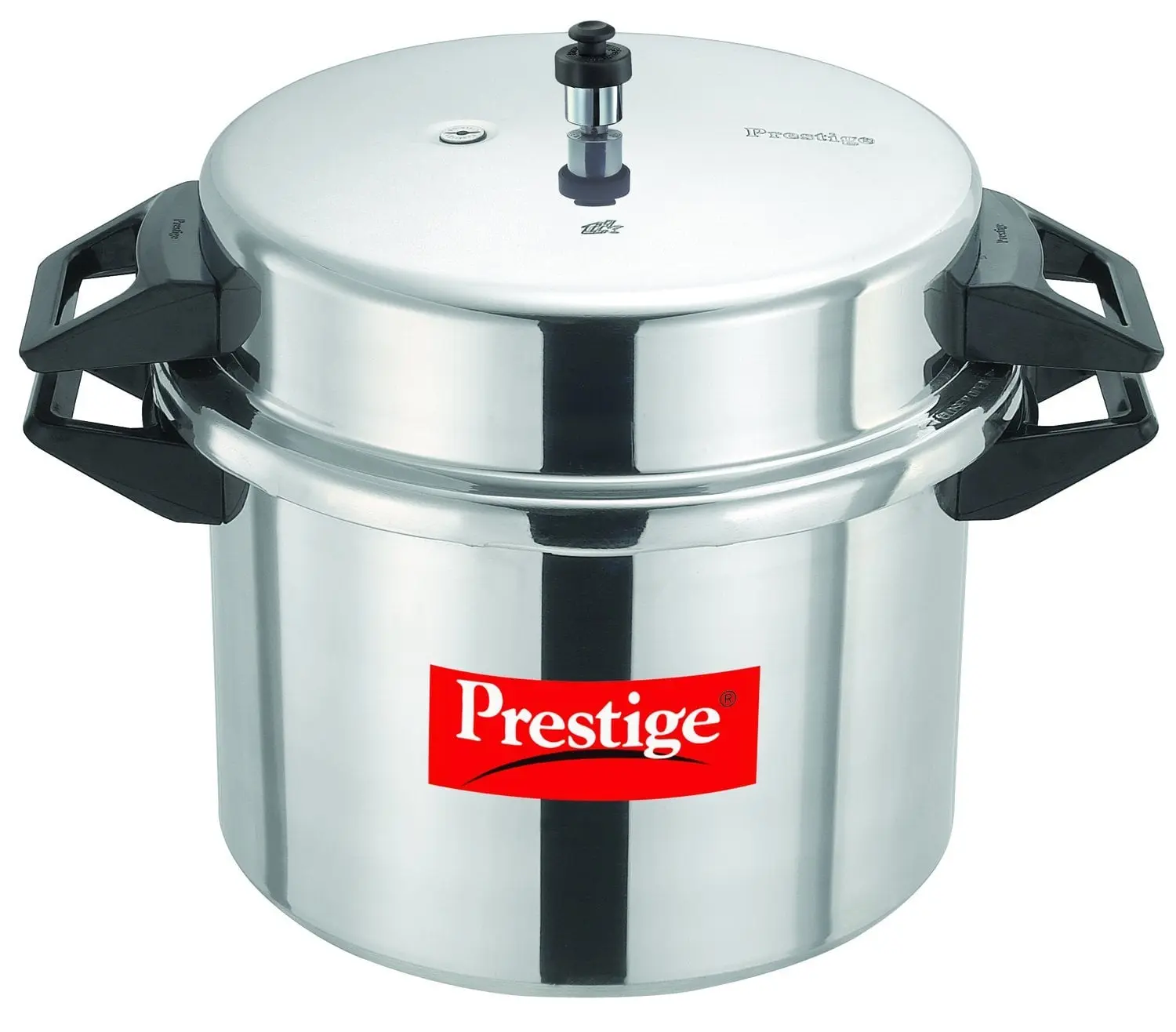 Prestige Popular Aluminum Junior Deep Pressure Cooker, Heavy Base, Polished Finish, with Separator Cooking Function