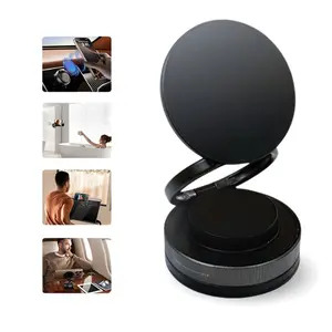Ultra Strong Magnetic Phone Mount, 360° Rotatable, Retractable & Foldable, Multi-Scene Use for iPhone 16/15/14/13/12 Pro Max & Smartphones, Suction Cup Attachment, Ideal for Home, Car, Office, Gym, Travel, Car