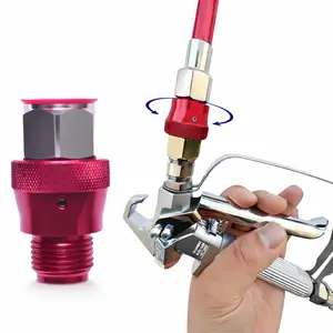 Airless Paint Spray Gun Swivel Joint, 7/8" Thread 360 Degrees Rotating Connector, Anti-Kink Adapter, Paint Sprayer Accessory for Smooth Spraying