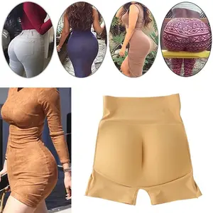 Women's hip lift padded panties fake buttocks natural seamless high waist tummy compression Hight waist buttocks shaping panties
