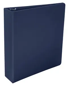 School Smart 2006453 2 in. Polypropylene D-Ring Binder, Blue