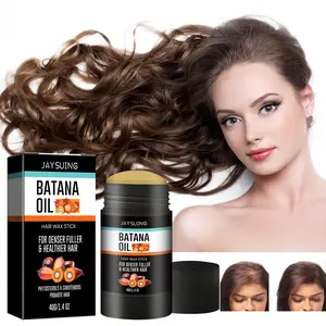 Jaysuing Batana Hair Wax Stick Thickening Nourishing Styling Balm with Botanical Extracts for Fuller Softer Hair Gel Haircare