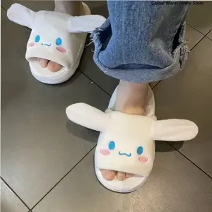 Crocodile Cotton Slippers with Moving Mouth - Fun and Cozy Non-Slip Home Shoes for Kids and Ladies, Perfect Gift for Any Occasion!