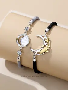 Couple Bracelets Men Women Unique Luxury Whale Shell Ring Birthday Gift, Stylish Accessory for Couples, Perfect Present Idea