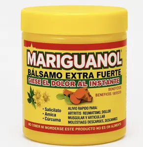 Mariguanol Bálsamo Extra Fuerte 250 g – Arnica, Cúrcuma, Salicilato – Alivio para Dolor y Artritis