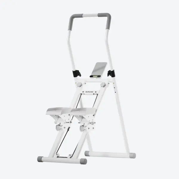 BetterMe Home Stair Stepper with LCD Monitor & Adjustable Handle for Home Cardio Workouts