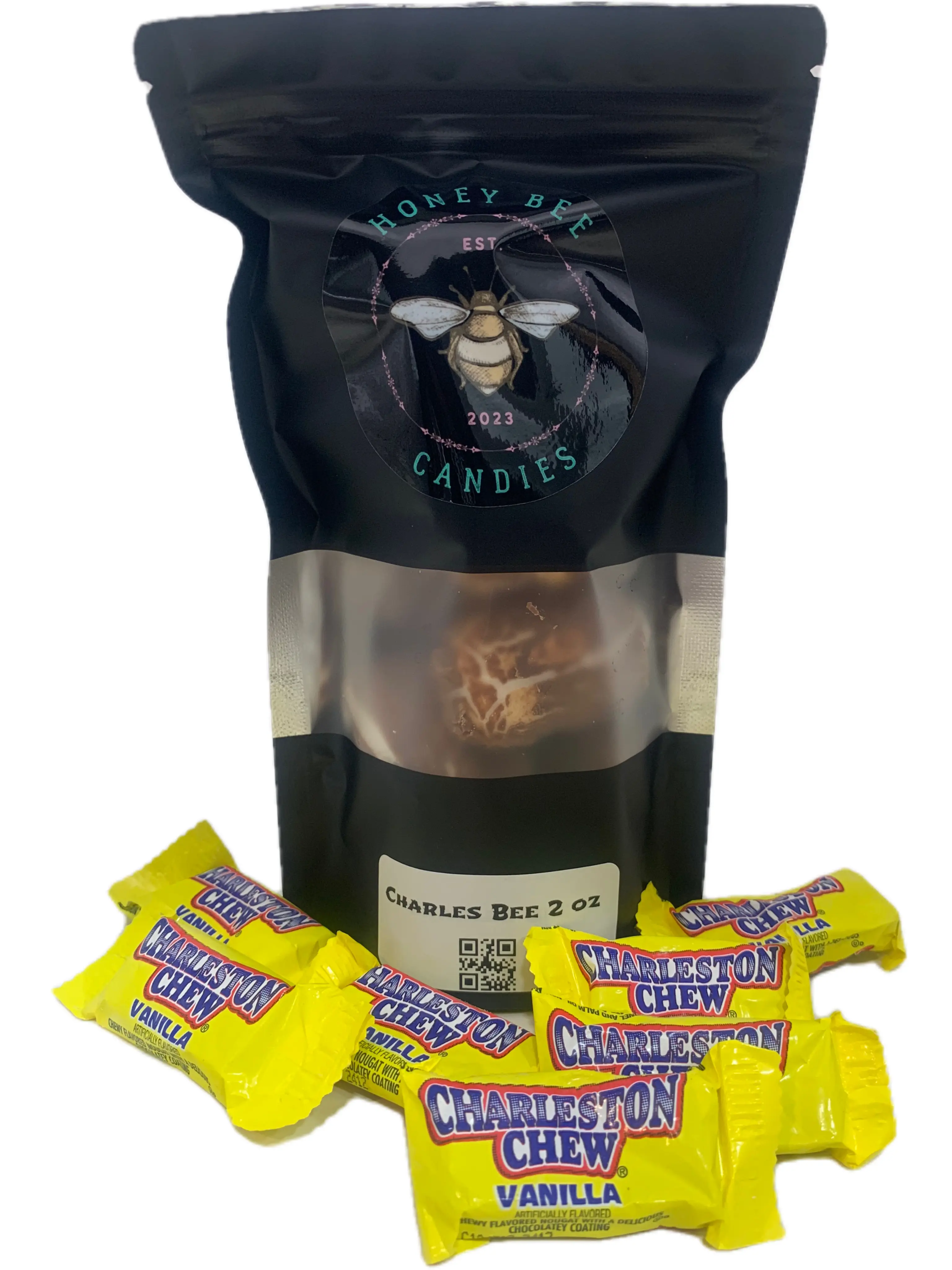 Charleston Bees Chocolate Nougat Candy by Honey Bee Candies