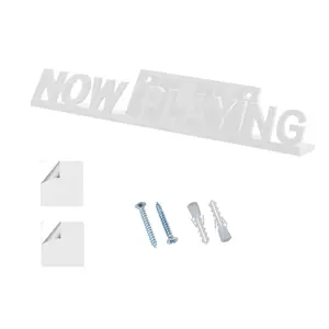 Now Playing Record Stand Vinyls Wall Mount Acrylic Shelf