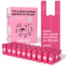 50% Corn Starch Dog Poop Bags with Easy-Tie Handles, 30 Rolls (360 Bags) in Box, 1.26" Diameter x 2.36" Length, Recycled Material, Leakproof, Extra Thick, 100% Waterproof, Odor-Proof for Dog Walking (Scented/Plain, Keeps Hands Clean)