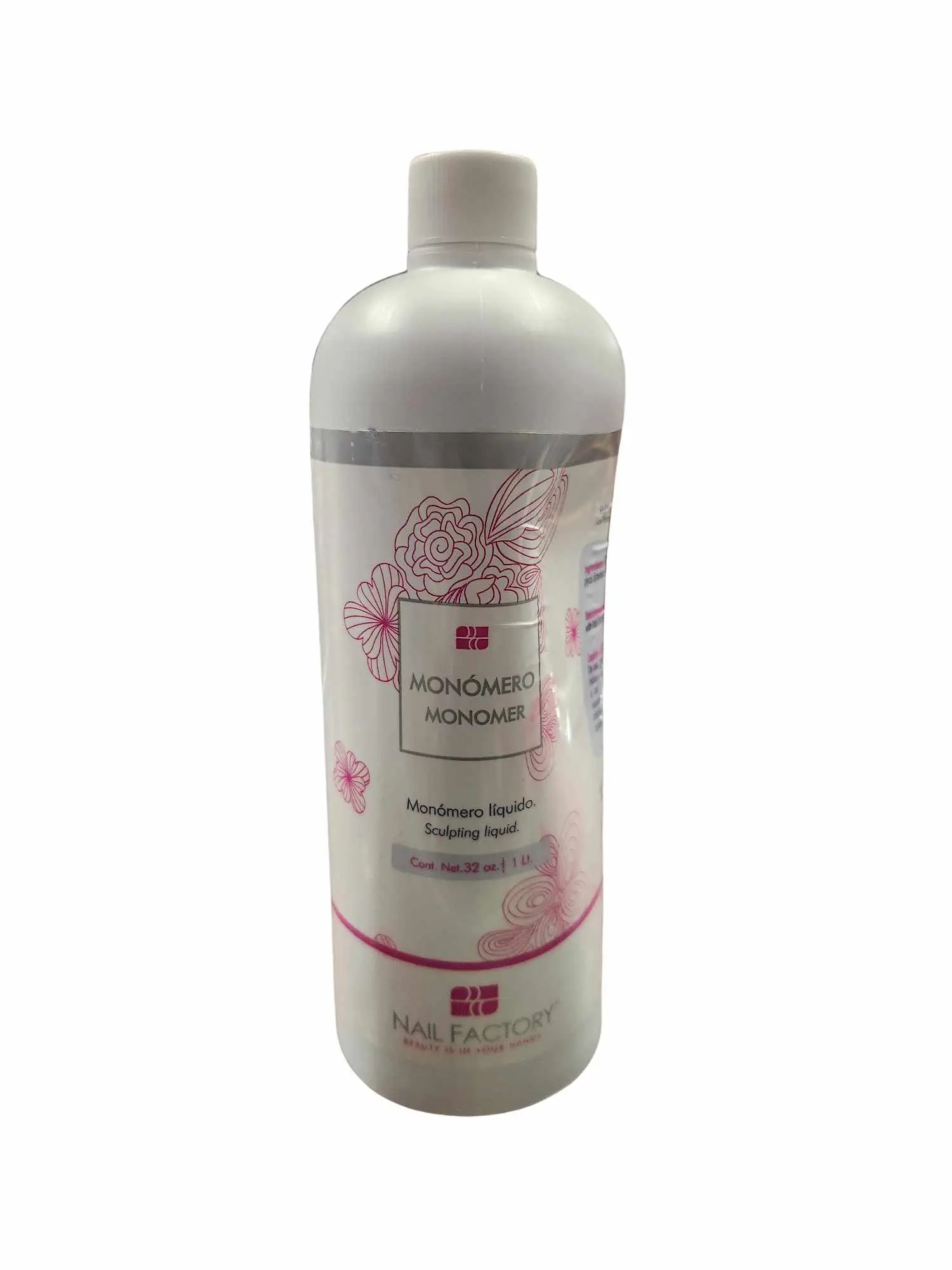 Nail Factory EMA Acrylic Monomer Liquid, 32 fl oz Bottle, Professional Nail Care Product for Smooth Application & Flawless Finish, Salon Quality Acrylic, Manicures, Even Finish, Smooth Apply, Ema Acrylic Formula