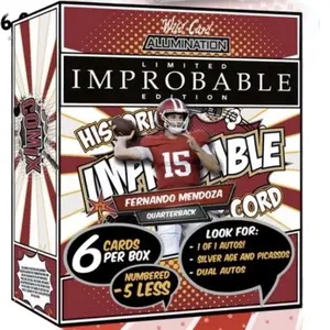 Wild Card Fernando Mendoza Improbable Comix Hobby (Every Card #/5 or less)