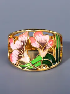 1 PC Pretty Rose Flower Ring For Women For Valentine's Day Gift Anniversary Jewelry
