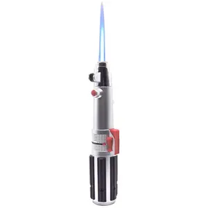 The Chosen One Lightsaber Gift Torch Lighter for Husbands, Dads, and Boyfriends Iconic Design, Adjustable Flame, Butane Not Included