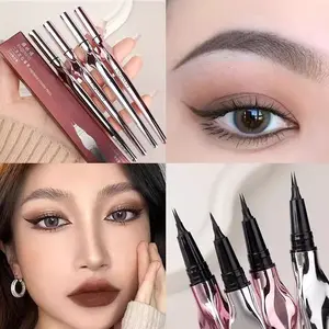 Dual-Ended Waterproof Eyebrow Pencil for Long-Lasting, Smudge-Proof Application, Suitable for All Skin Types to Create Perfect Natural Brows, Eyebrow Makeup