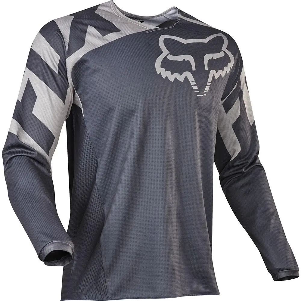 FOX Racing Motocross Jersey – Lightweight Long Sleeve Summer Gear ,Soft, Quick-Dry Polyester ,Ideal Gift for Adventure-Loving Men