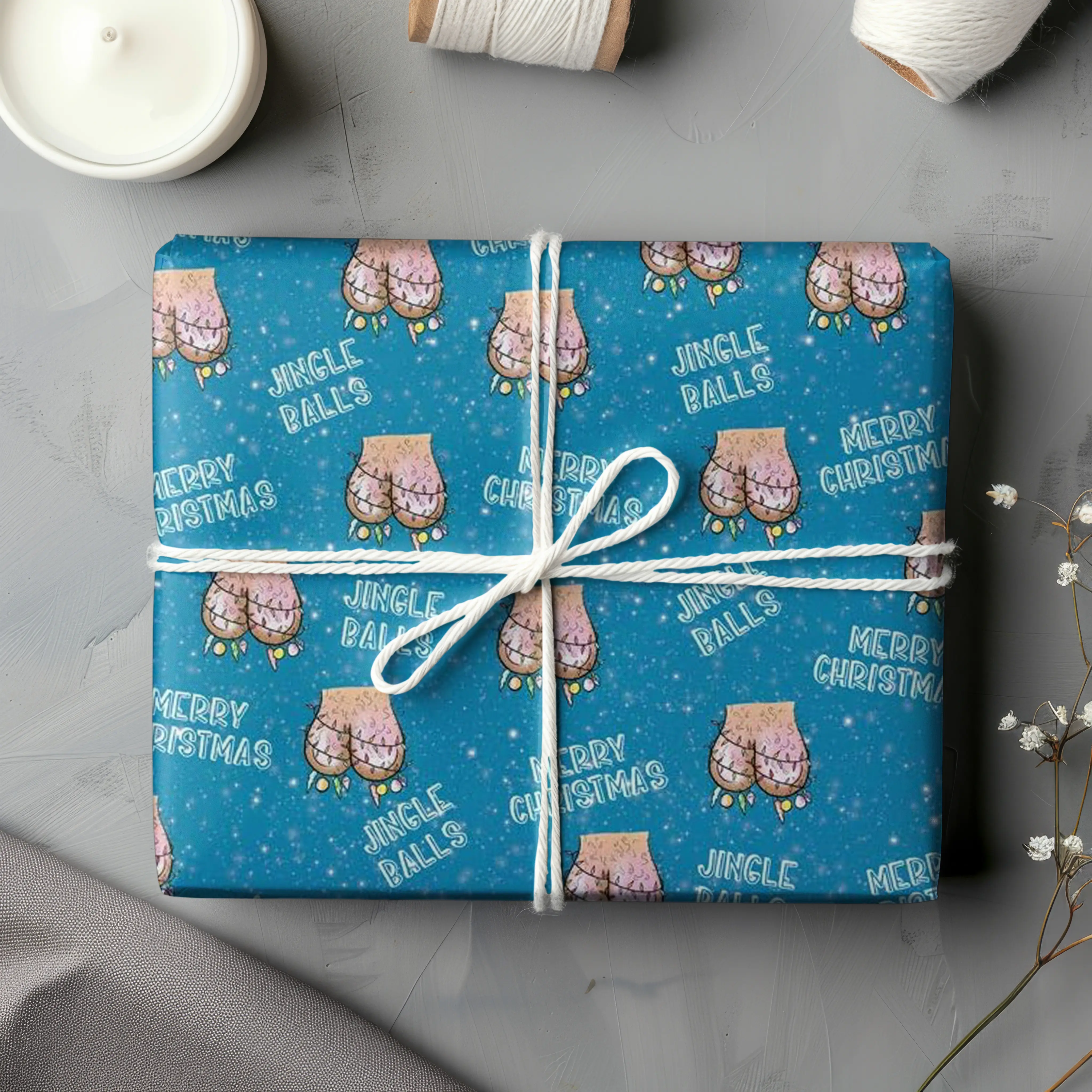 Rude Wrapping Paper for Adults – Cheeky Designs for Funny Holiday Gifts, Birthdays, or Anniversary Surprises