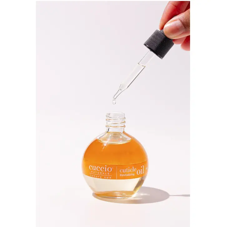 Cuccio Naturale Milk & Honey Revitalizing Cuticle Oil, Lightweight Fast-Absorbing Hydrating Nail & Cuticle Conditioner, Cold-Pressed Oils + Vitamin E, 2.30 Fl Oz