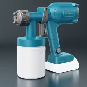 TILSWALL Cordless Sprayer Dreamer 400DC 【Battery not included】500W HVLP Ultra-Light Portable Handheld Electrician Paint Spray Gun for outdoorfun Fence painting Home Renovation FurnitureFlip Cabinets  Walls Doors