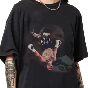 Gervonta Tank Davis Flip Graphic Tee for Boxing Fans 8AD