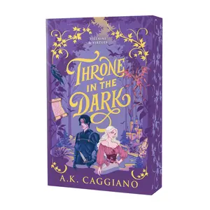 Throne in the Dark by A.K. Caggiano | Deluxe Edition with Brand-New Character Art Sprayed Edges Updated Map and Bonus Content Perfect for Fantasy Romance Readers