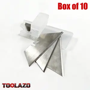 Heavy Duty SK5 Carbon Steel Utility Knife Blades | Maximum Durability Box Cutter Refills for Tough Cutting Tasks | Upgraded Storage Dispenser Box Included | Compatible with All Major Retractable Utility Knives & Box Cutters