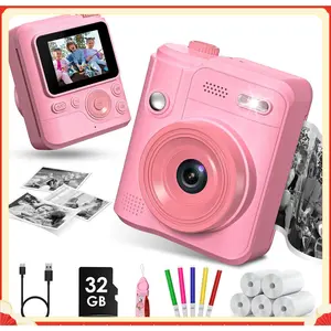 Kids Camera Gifts for Girls Boys - Christmas Birthday Xmas Gift for Girl Boy Age 3 4 5 6 7 8 9 10 11 12 Year Old - Instant Print Digital Toys Ages 3-5 6-8 8-12 Years Olds - Toddler Learning Kid Toy(Gag Toys & Practical Jokes)(Gag Toys & Practical Jokes)