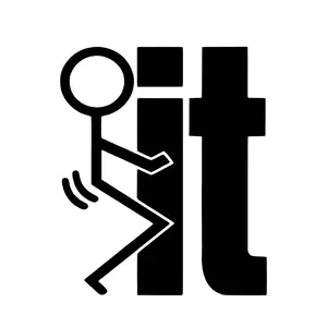 'F It' - Bold and Expressive Vinyl Sticker