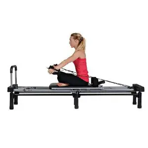 AeroPilates Reformer 266 with Stand, Rebounder,Cords, & DVDs