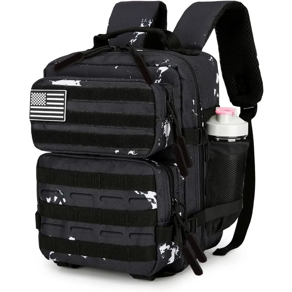 Mini Tactical Backpack for Unisex Adults, Casual Lightweight & Waterproof Daypack with Durable MOLLE System, Velcro Patch & Hidden Compartment, Casual Lightweight Backpack, Durable Molle Backpack
