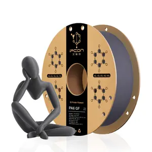 iPCON PA6 GF 3D Printing Filament, Glass Fiber Reinforced PA6 High Speed Prining Filament, Ultra Low Warping & Super Layer Strength PA6-GF Filament For Wide Applications, Highly Accurate & Wear Resistance PA6 GF Filament Fit Most FDM Printers