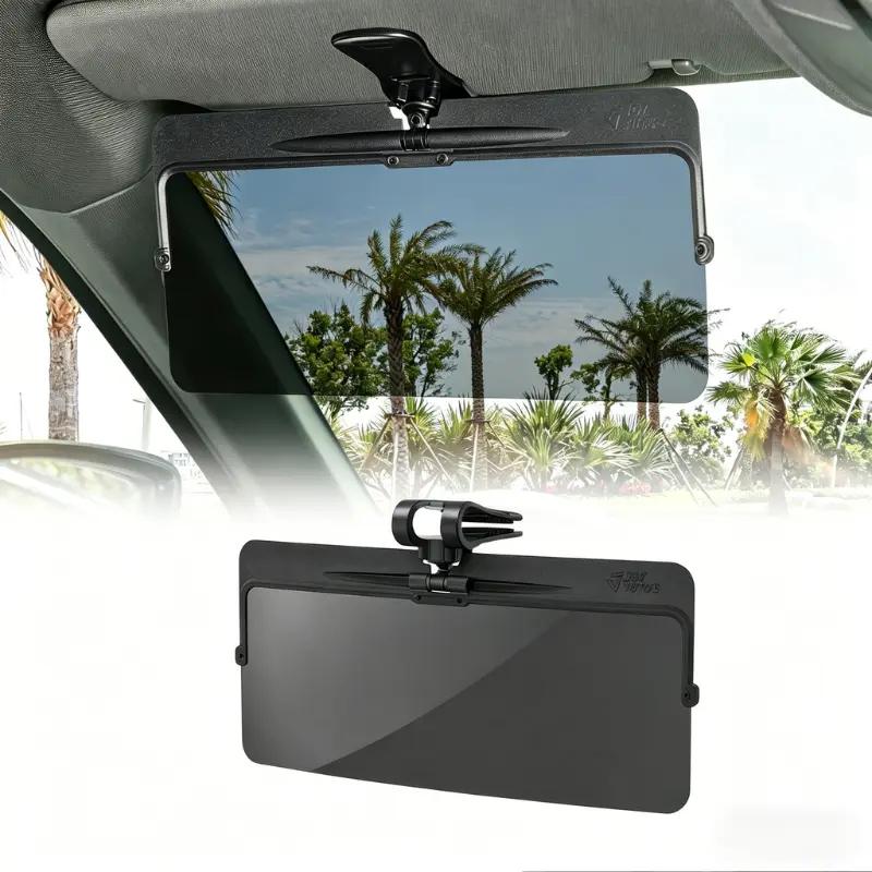 Joytutus Universal Polarized Car Sun Visor Protector - 1 Polarized Lens, UV400 Eye Guard, UV Protection, High-Temp Polycarbonate, Anti-Glare, Easy Install, 12.6x5 in Windshield Barrier, 1-Year Quality Support, Car Sun Shades
