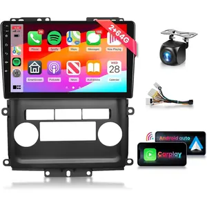 RIMOODY Multimedia Car Audio System for Nissan Frontier 2009-2012, 9in HD IPS Touch Screen, 2G+64G, Wireless CarPlay, Android Auto, HiFi/16 EQ, Mirrorlink, Bluetooth, FM RDS, GPS, WiFi, SWC, AHD Backup Camera, Father's Day Gift Option