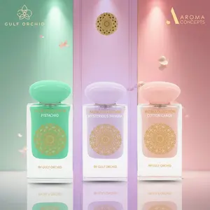 Set of THREE Musk Collection Gulf Orchid Perfume 60ml - 2.02 Fl Oz By Aroma Concepts Aromatic Woody Fragrance Arabian Fragrance