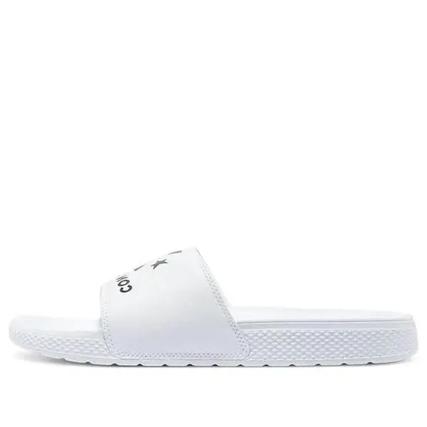 Converse Men's Chuck Taylor All Star Slide Sandals, Open Toe Casual Shoe with Star Chevron Logo, Breathable Footwear in White, 171215C, Slip On, Male Shoes, Lightweight