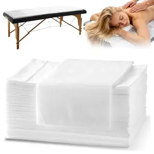 Disposable Massage Table Spa Bed Sheets Set 30 Pcs Non-Woven Massage Sheets Cover 70'' x 31'' for Beauty Salon Hotels
