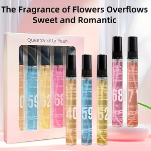 Halloween/Thanksgiving Gift/Stocking Stuffer, Hair Care Set: No-Rinse Hair Conditioner Spray, 5-Pcs*10ml Scented Spray Collection! Gift Box, Hydrates & Nourishes Damaged Hair, Daily Hair Spray, Start Your Fragrant Adventure. Essential for Home Use