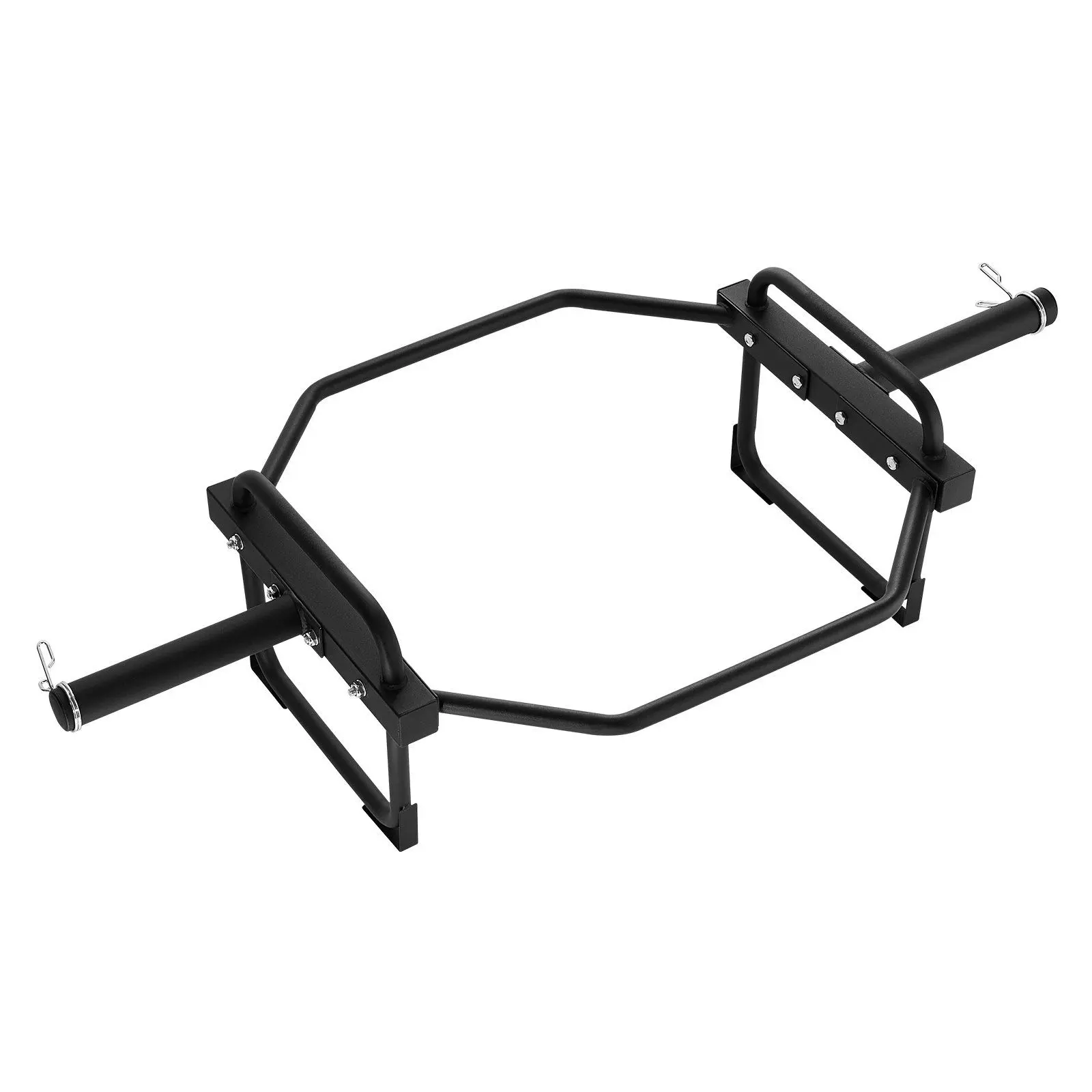 Spring new arrivals Olympic Trap Bar, 500 LBS Olympic Hex Barbell Trap Bar, 55.7" Squat Deadlift Barbell, 50mm Diameter Weight Lifting Strength Training Shrug Bar with Handle, Home Gym for Squats, Deadlifts, Shrugs