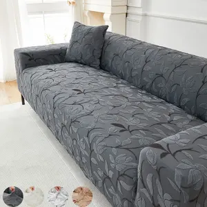 1 PC Petal-Patterned Full-Cover Sofa Cover, Sofa Slipcover, Universal Fit for 1-4-Seater & Sectional Sofas, Elastic Bottom, Non-Slip, Waterproof & Stain-Resistant, Perfect for Living Rooms, Bedrooms, Offices, Parties & Banquets, Dog & Cat-Friendly, Fitt