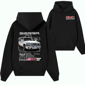 GMC Sierra Hoodie – Classic American Truck Hoodie for Men, Sierra Pickup Graphic Sweatshirt, Vintage GMC Truck Apparel, Gift for Truck Lovers