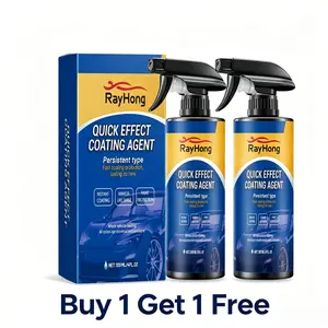 [Buy 1, Get 1 Free] Car Coating Spray Ceramic Coating Spray for Car Paint Care Nano Car Polish Spray Hydrophobic Gloss Finish Waterless Car Wash Surface Protection