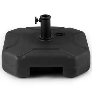 COSTWAY - 17 Inch 88 LBS Heavy-Duty Fillable Umbrella Base with Handle