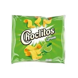 Choclitos Limón - 12 Packs of 27g Each - Zesty Lemon Flavor Crispy Corn Snacks - Classic Colombian Snack - Pepsico Brand Crunchy