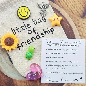 Cute Decorative Pocket Hug Gift Bag, 1 Set Personalized Positive Energy Pocket Hug with Various Mascots, Unique and Thoughtful Quirky Gift, Customizable Gift, Surprise Gifts