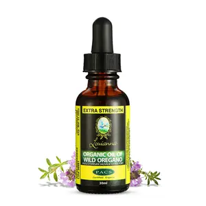 Oregano Oil - Louianna Certified Organic Oil of Wild Oregano Liquid Drops Extra Strength 30ml / 1 Fluid Ounce 82.66% Carvacrol & 0.28% Thymol