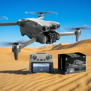 【GT50】 A 4K high-definition camera-equipped aerial toy drone with a display screen, allowing remote control transmission and featuring a brushless, foldable quadcopter remote control toy aircraft.