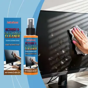 Screen Cleaner Spray for Electronic Devices, Multi-Device Screen Cleaning Solution, Ideal for Computers & Tvs, Easy-To-Use, Laptop Cleaner