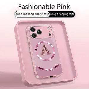 Suitable for [iPhone 17 Pro Max] high-end MagSafe phone case，Features a magnetic attachment function, premium design that is both practical and affordable—choose from all 26 letters.YM99